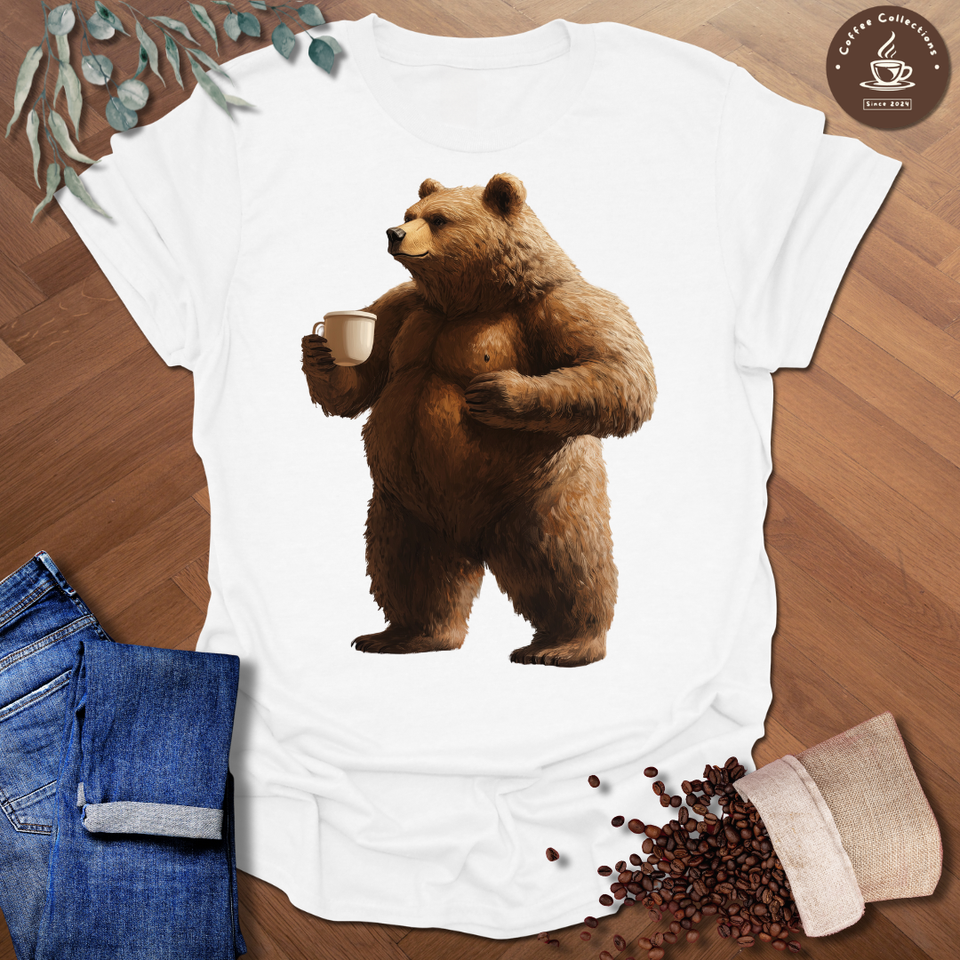 Bear With Coffee T-Shirt