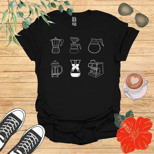 Coffee Brewing Gear T-Shirt