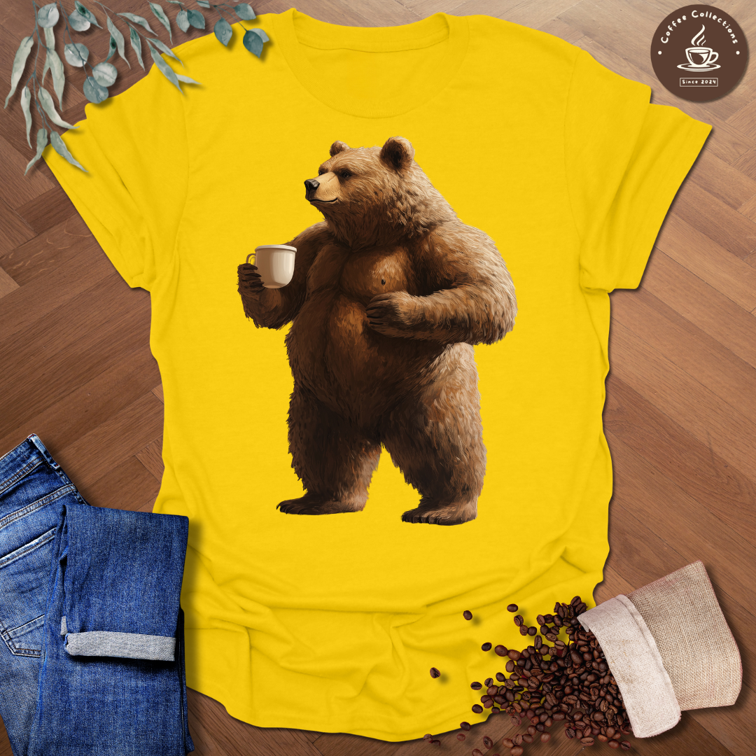 Bear With Coffee T-Shirt