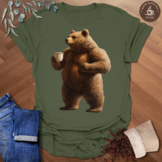 Bear With Coffee T-Shirt