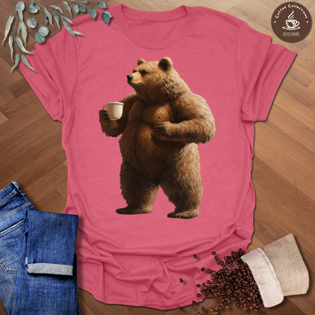 Bear With Coffee T-Shirt