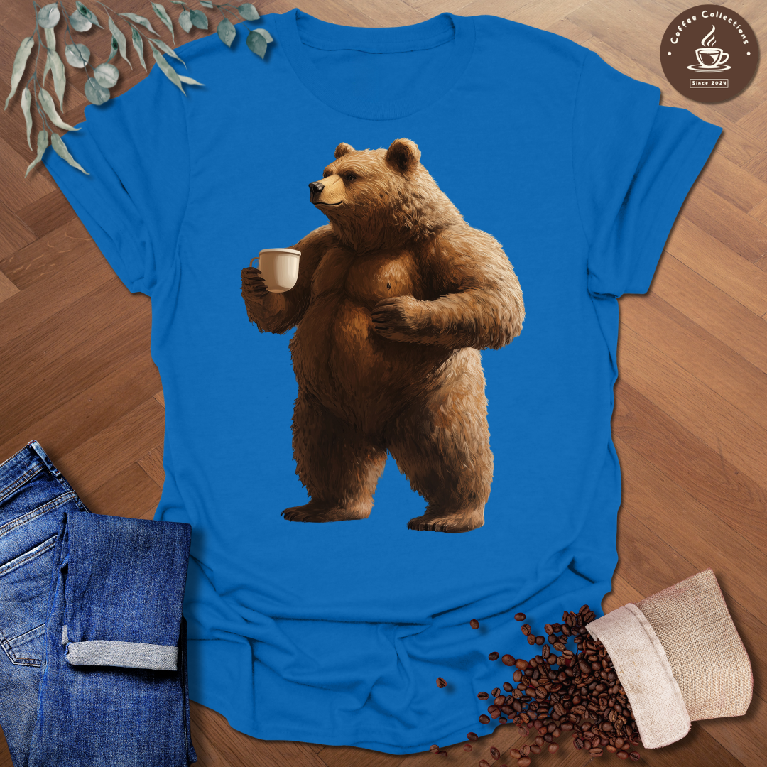 Bear With Coffee T-Shirt