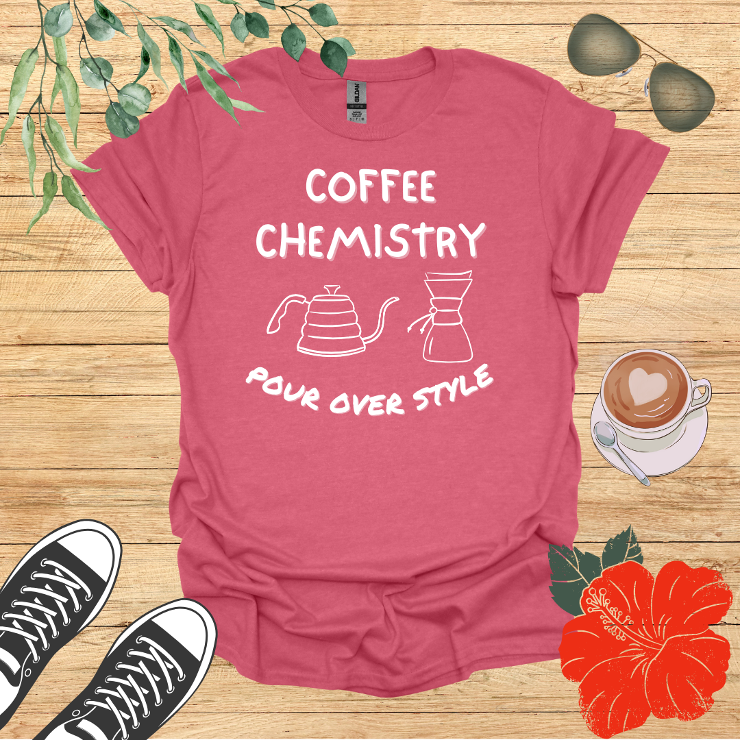 Coffee Chemistry Pour Over Style T-Shirt