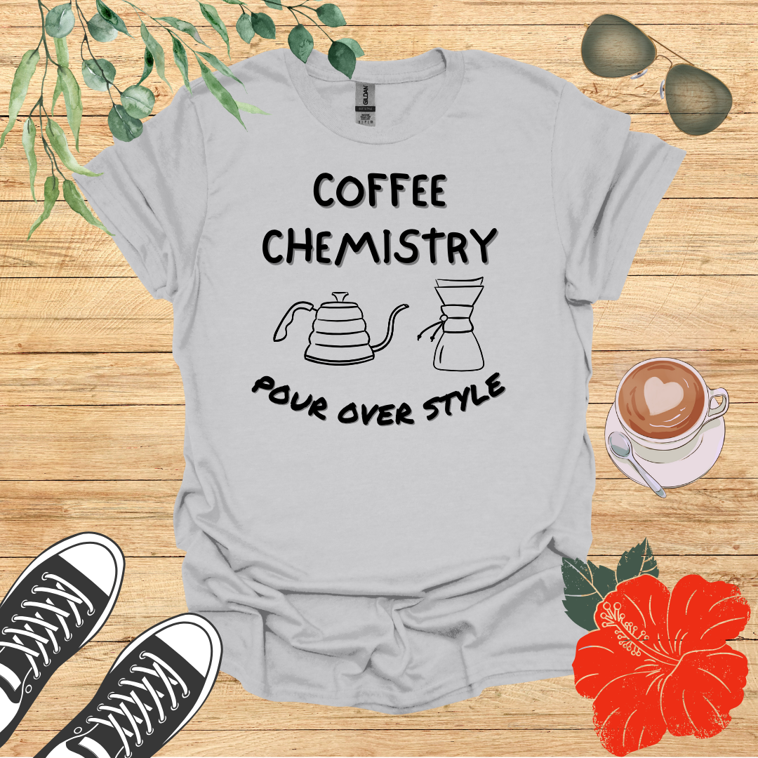 Coffee Chemistry Pour Over Style T-Shirt