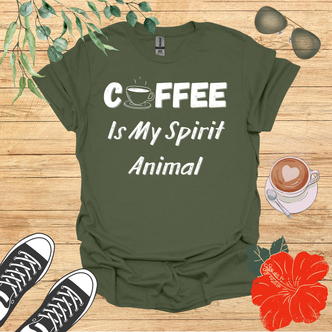 Coffee Is My Spirit Animal T-Shirt