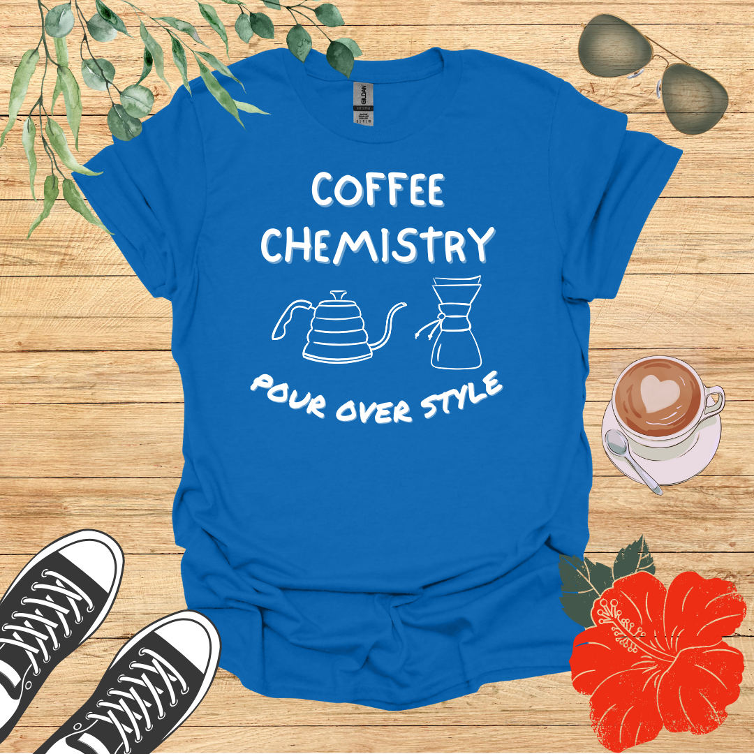 Coffee Chemistry Pour Over Style T-Shirt